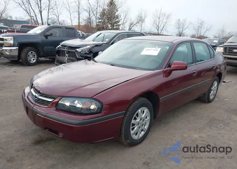 2002 Chevrolet Impala from USA, damaged, VIN 2G1WF52E529326361